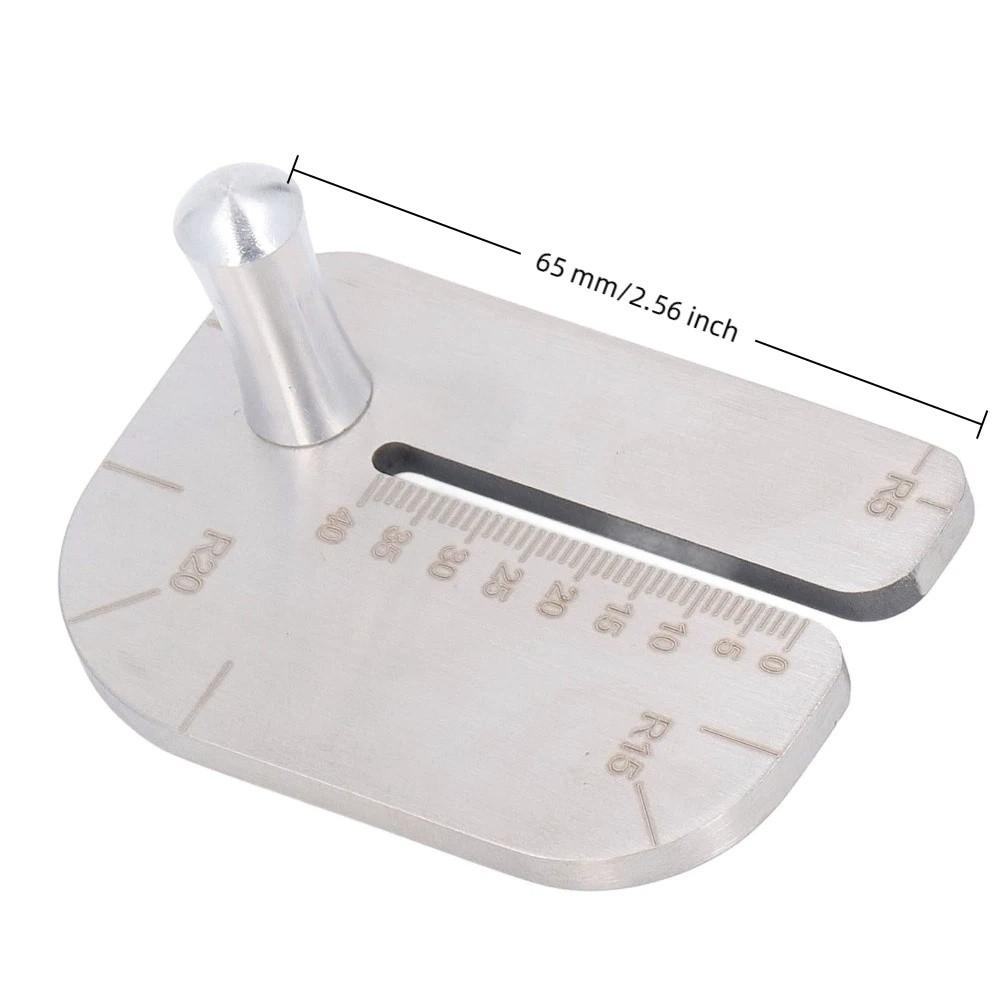 Auxiliary Chopper Leather Stitching Aid Stainless Steel Pricking Iron Aid For DIY Handicrafts