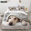 Комплект постельного белья для собак 3D Queen Bedding Duvet Cover Set Bedding Bed Cover Cotton Queen Bed Cover Set Bed Set Bedding