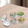 Portable Metal Jewelry Organiser With Mirror And Secure Closure For Travel Medicine Storage Container with Compartment