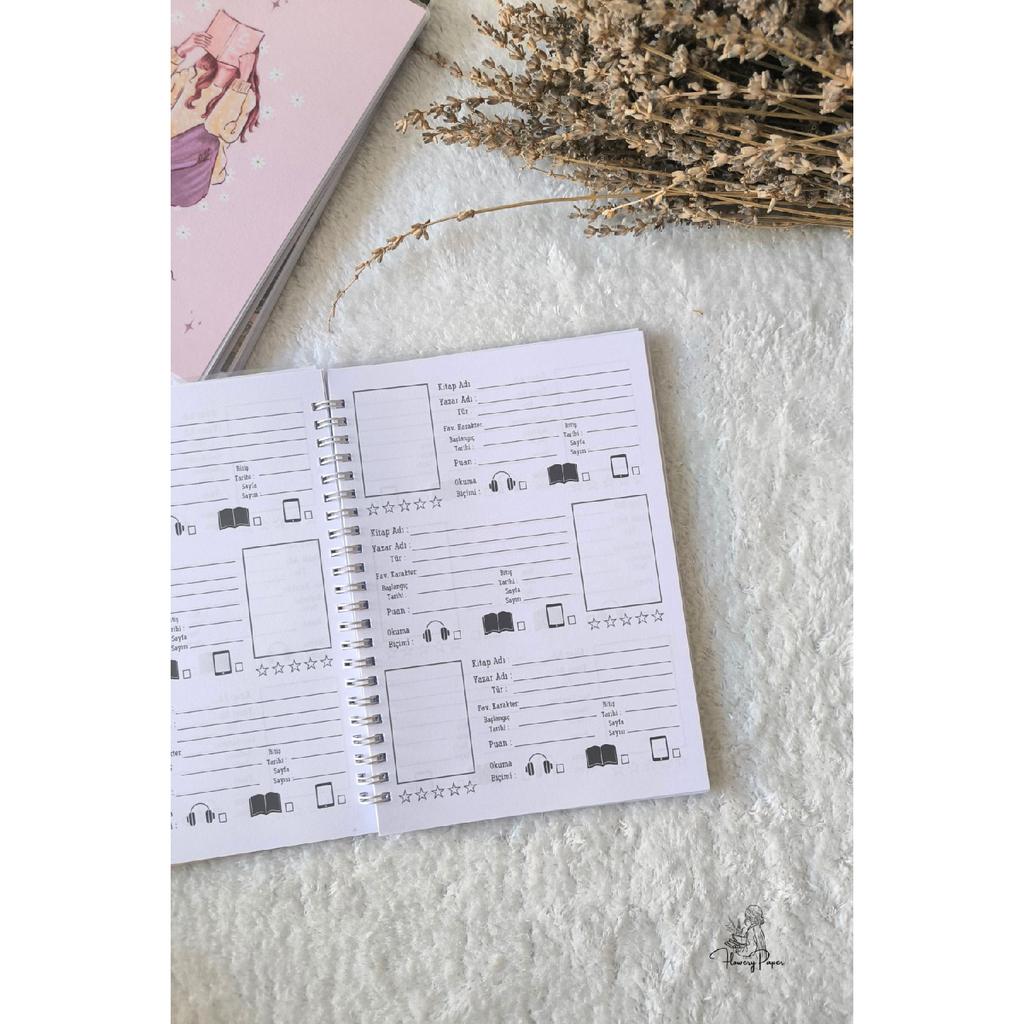 My Library Book Diary, 50 листов/100 страниц, A5, дневник чтения, блокнот, блокнот, блокнот на кольце