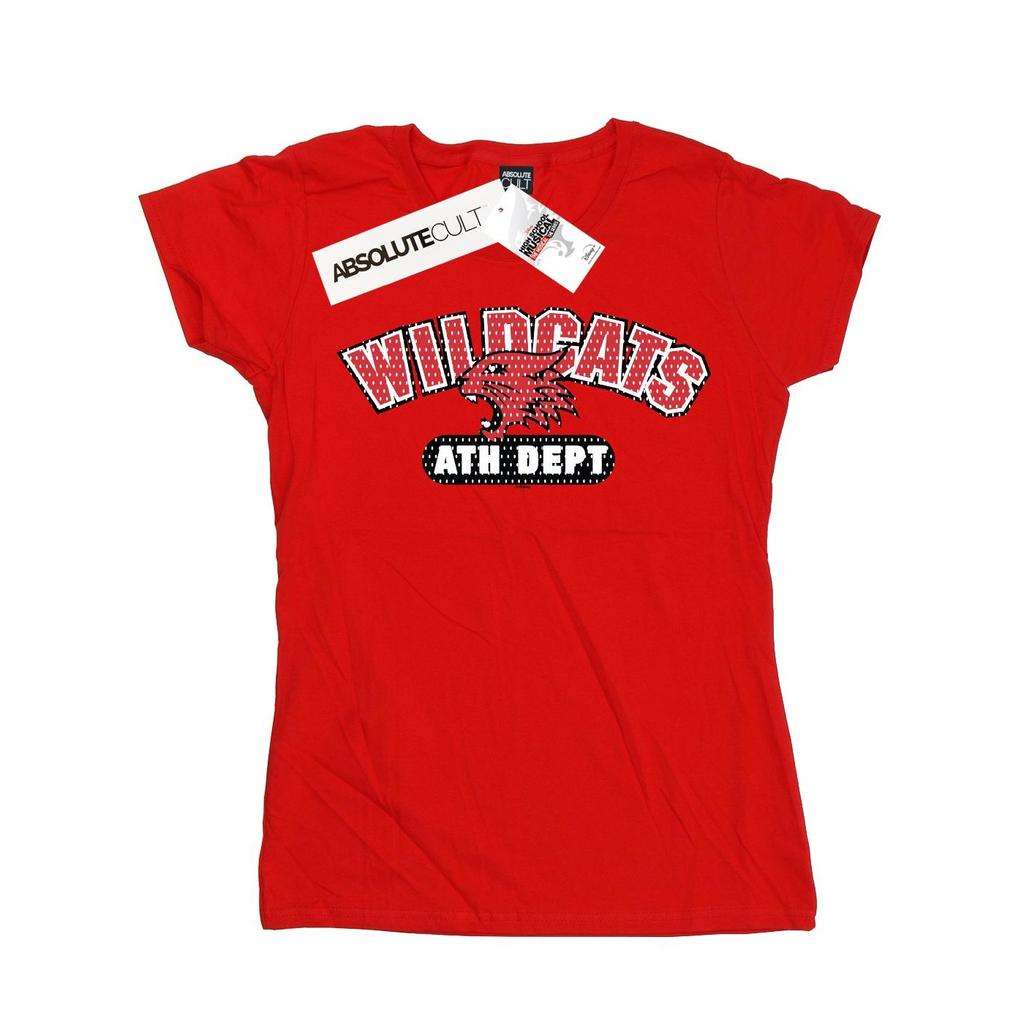 Disney Womens/Ladies High School Musical The Musical Wildcats Athletic Cotton T-Shirt