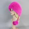 100% Natural Fox Fur Hat Women Cap Thick Fur Cap Winter Warm Hat Female Fashion For Women Hat With Earmuffs Hat