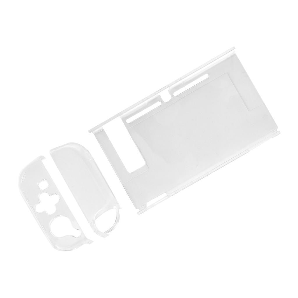 Gamepad Protective Case Crystal Shell Game Console Up and Down Cover Compatible for Switch