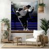 Michael Jackson2 Wall Decor Tapestry Art For Pet Memorial Birthdaywedding Party Backdrop Family Gift