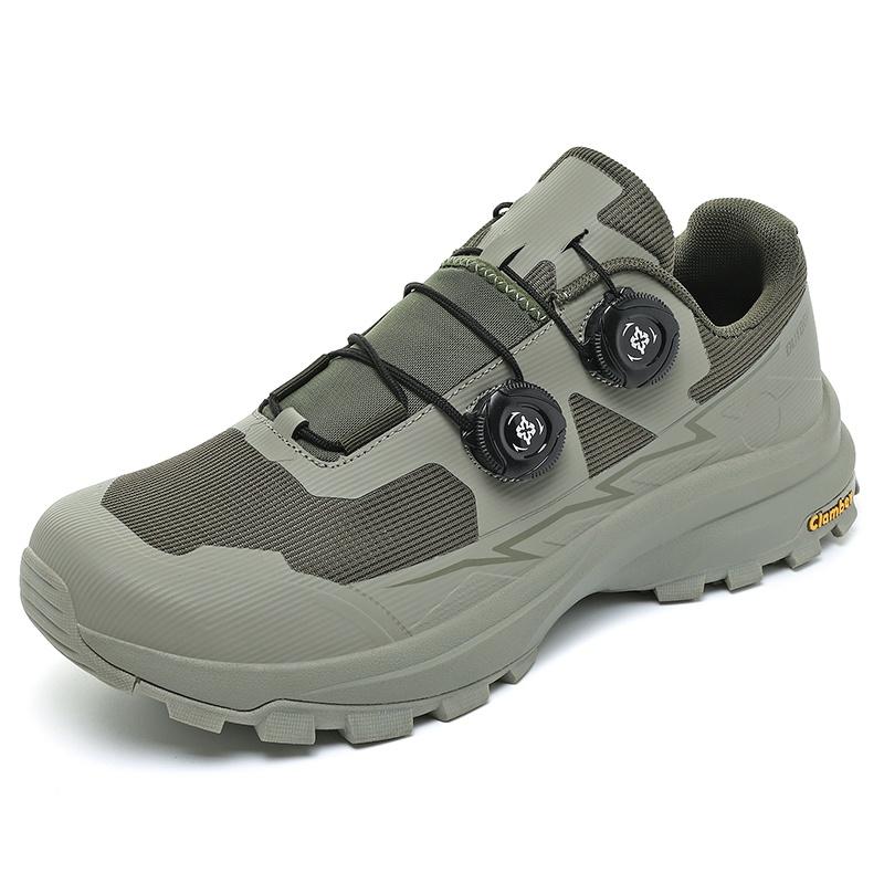 Men Outdoor Hiking Shoes Breathable Trekking Sneakers Non Slip Walking Shoes Lightweight Trail Travel Footwear Casual Wear
