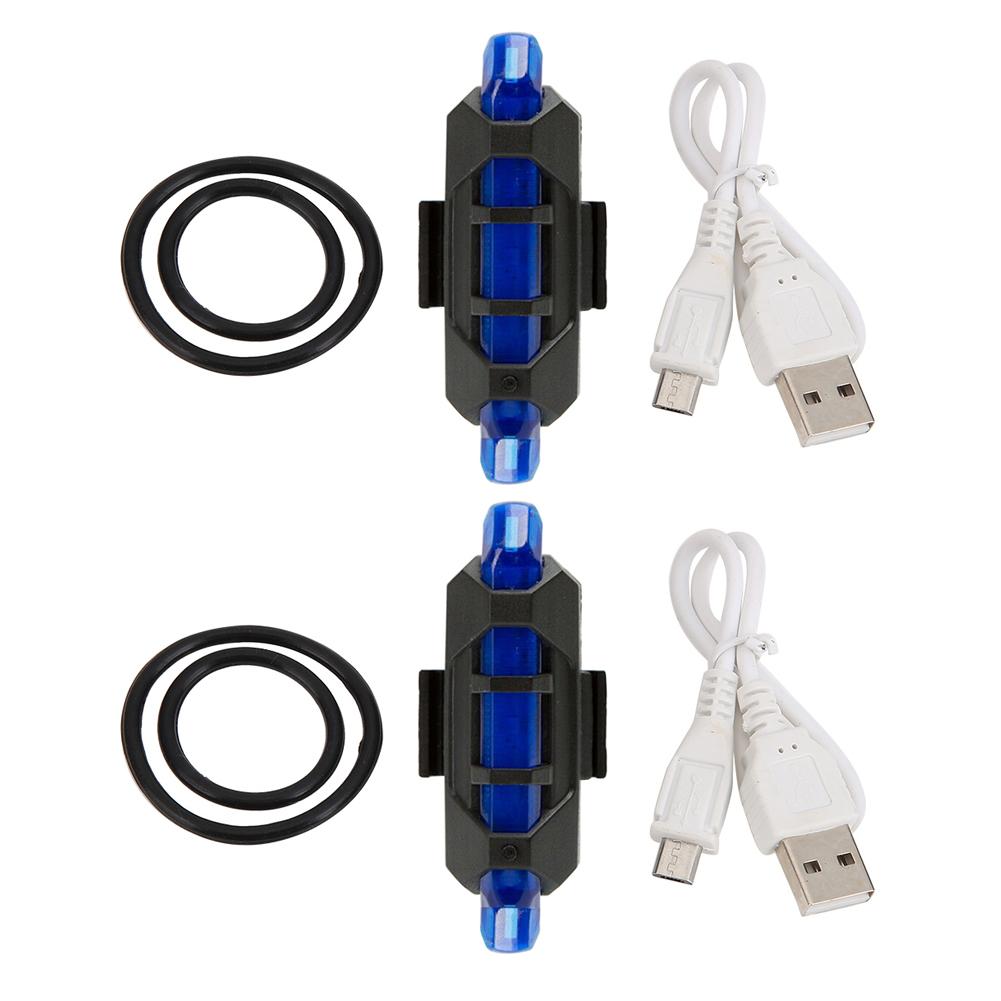 2 шт. Предупреждающий фонарь для самоката Электросамокат Ночная безопасность Высокояркий задний фонарь Водонепроницаемый светодиодный фонарик для M365 Pro