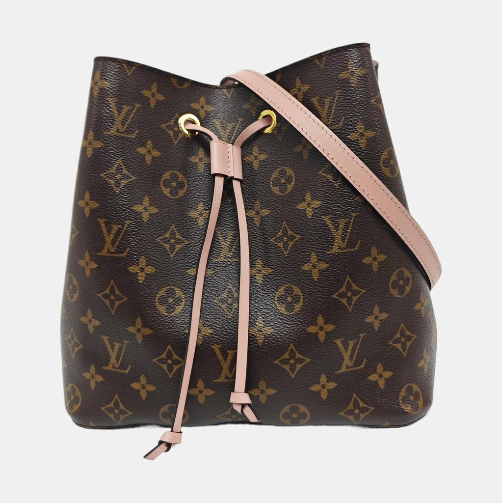 [Б/У] Сумка-ведро Noe из канвы с покрытием Monogram и кожи - Хорошее состояние #J52QBU