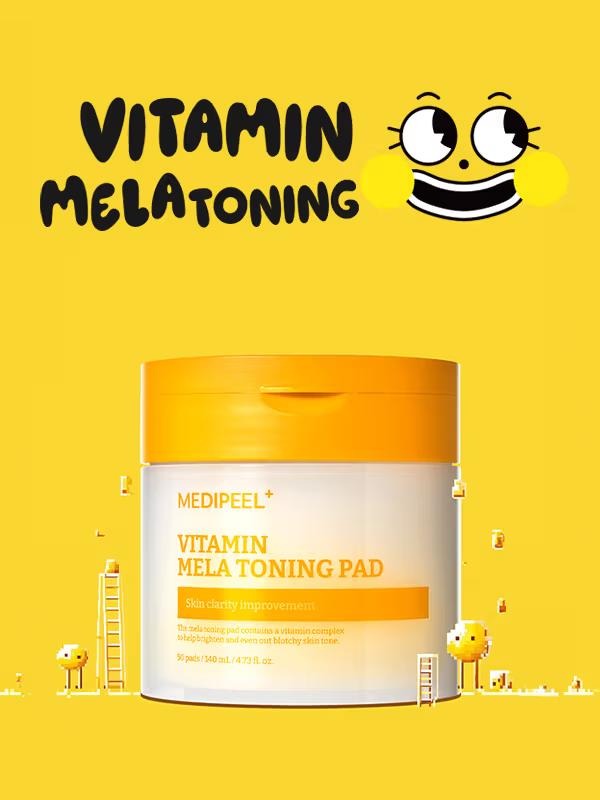 MEDI-PEEL Витаминные тонизирующие пэды Mela 2.0 50 штук (1 банка / 2 банки)