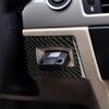 Для BMW E90 E92 E93 3 серии 2005-2012 настоящее углеродное волокно интерьер автомобиля переключатель зажигания наклейка для ключа наклейка Защитный декор