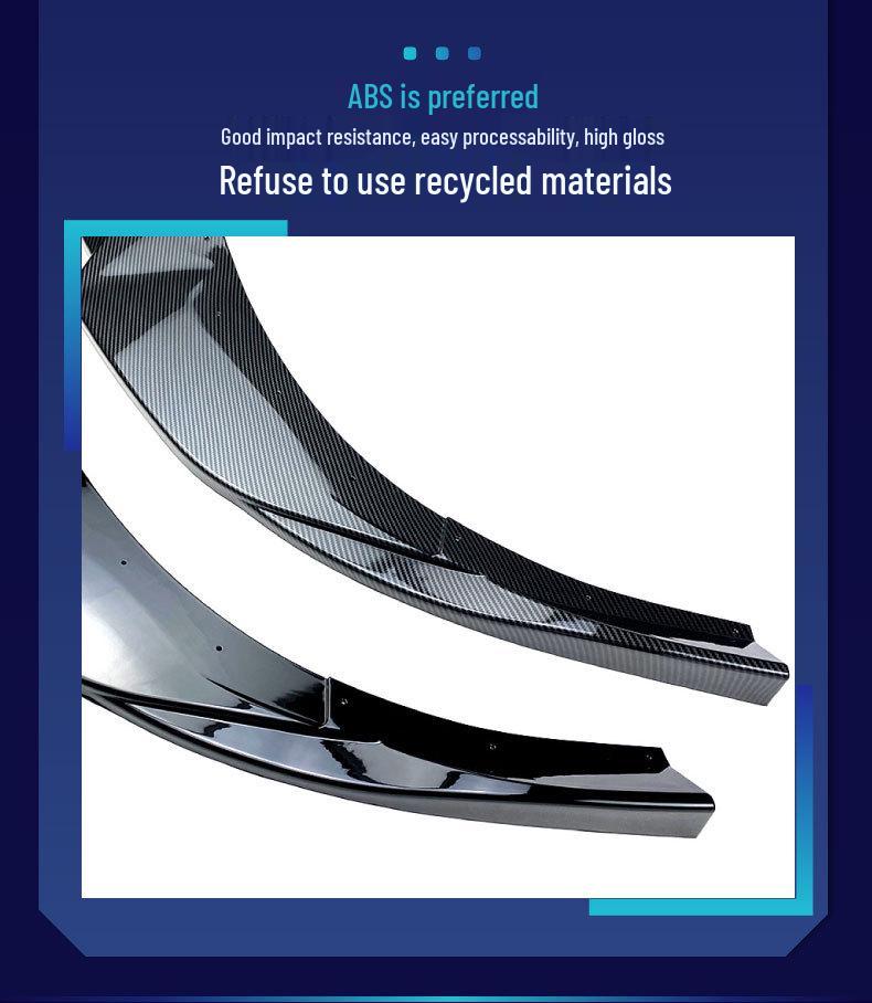 Modern Front Bumper Splitter Lip: Cross-Border Modified Parts