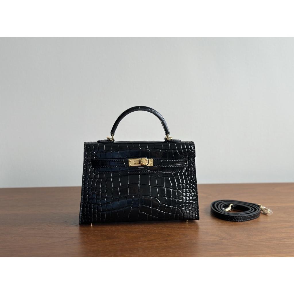 Kazilan 21см Келли сумка-клатч с узором под крокодила женская модная универсальная мини-сумка через плечо сумка-мессенджер женская