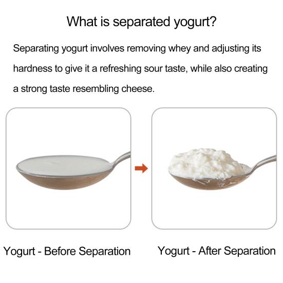 1100ML Yogurt Strainer Maker Large Capacity Ultra Fine Mesh Clear Visible Multi-functional Tea Milk Juice Homemade Whey Separator Filter Kitchen