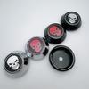 4pcs 60mm 64mm 65mm 68mm 69mm Skull Logo Emblem Car Wheel Center Caps High Rim Hubcaps Wheels Hub Cover Replace Car Accessories