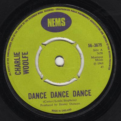 7-дюймовая пластинка ЧАРЛИ ВУЛФ - Танцуй Танцуй Танцуй 563675 NEMS 1968 Великобритания Рок Б/У
