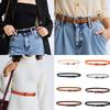 Braided Woven Stretchy Belt for Jeans Elastic Waistband with Alloy Clasp Unisex Casual Outdoor Apparel Waist Cincher