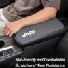 AIY5   Car Armrest Box Mat Soft Case Center Console Box Pad Mat For Jeep Grand Cherokee Wrangler JK Gladiator Compass Renegade Patriot