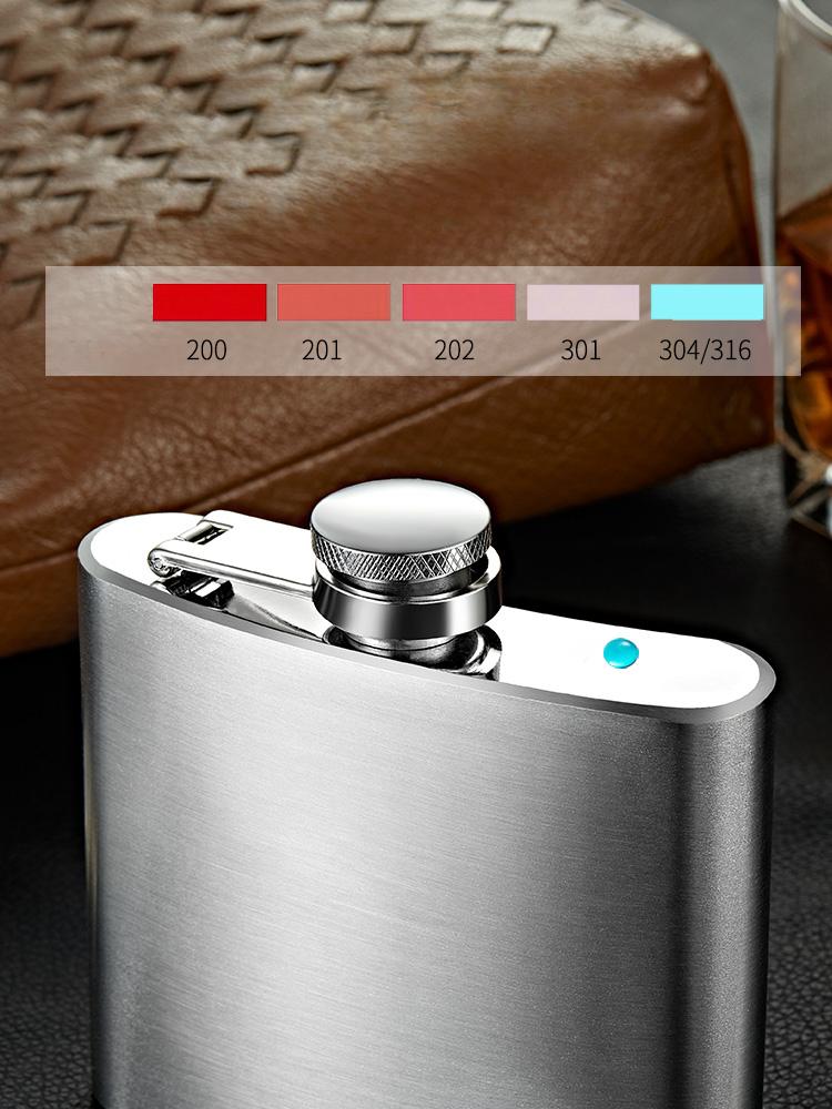 Винные горшки высокого качества из нержавеющей стали 316 для дома, портативные, маленькие и изысканные мини-автомобильные винные бутылки с утолщенной герметичной крышкой