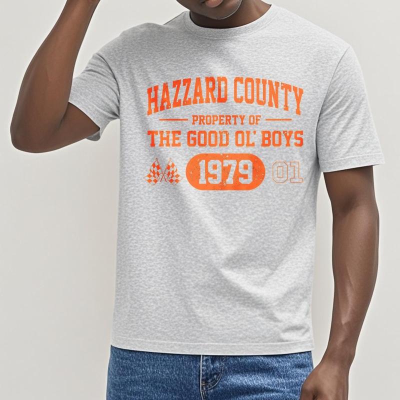 Vintage Summer For Unisex T Shirt Hazzard County Property Of The Good Ol Boys 1979 01 Short Sleeve Soft Round Neck Tshirt