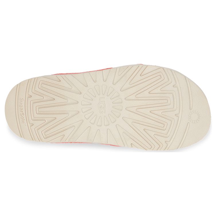 UGG Suede Plaid Cross Fashion Slippers Women Slippers Pink 1126385-PBLSS