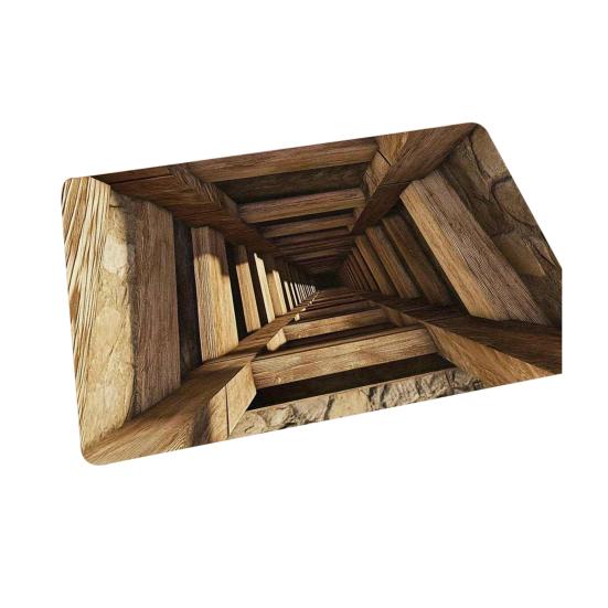 3D Ковер с дырой на полу, Оптическая иллюзия, Напольный коврик, Реалистичная бездонная яма, Придверный коврик, Нескользящий коврик для ванной