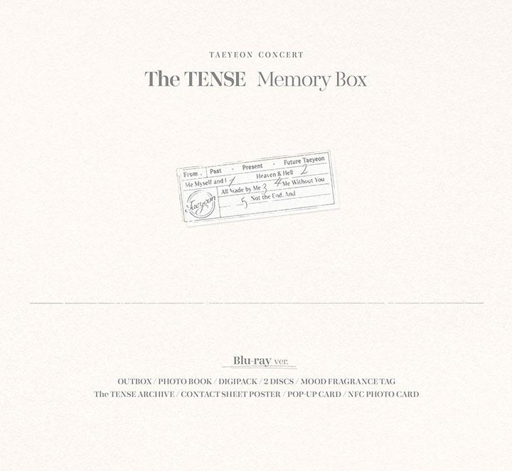 [POB] (Digital Code / Blu-ray) TAEYEON (Girls' Generation / SNSD) [The TENSE] CONCERT Memory Box