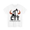 CTT Oil Exploration & Cattle Company Техас Ретро Унисекс 100% Хлопок Футболка Мужские Футболки Топ