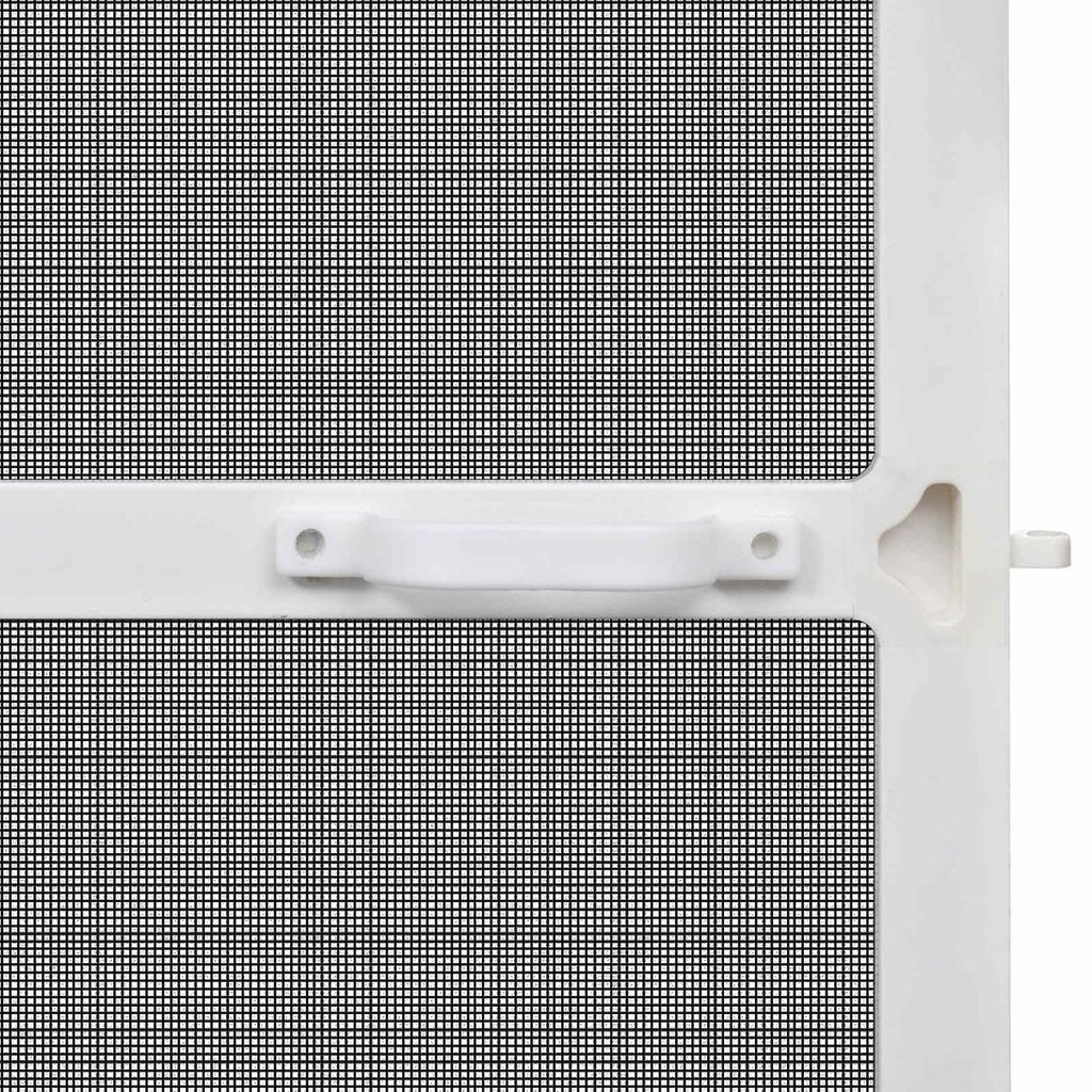 Swinging Insect Screen White and Black 100 x 215 cm