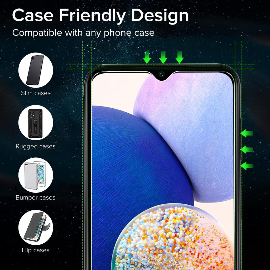 3 шт. закаленное стекло для Samsung Galaxy A54 A34 A14 5G A13 4G A24 A04 A04S A04E A23 A12 A33 A53 5G A03 A03S A73 Защитная пленка для экрана