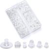 Earrings Soft Clear Earring Backs Silicone Earring Backs Rubber Earring Stopper Backs for Studs