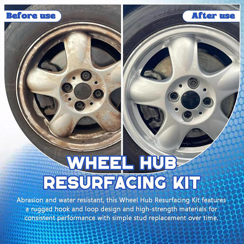 Инструмент для чистки ступицы колеса автомобиля, набор для шлифовки шпилек и ступицы, для гаек, легковых и грузовых автомобилей