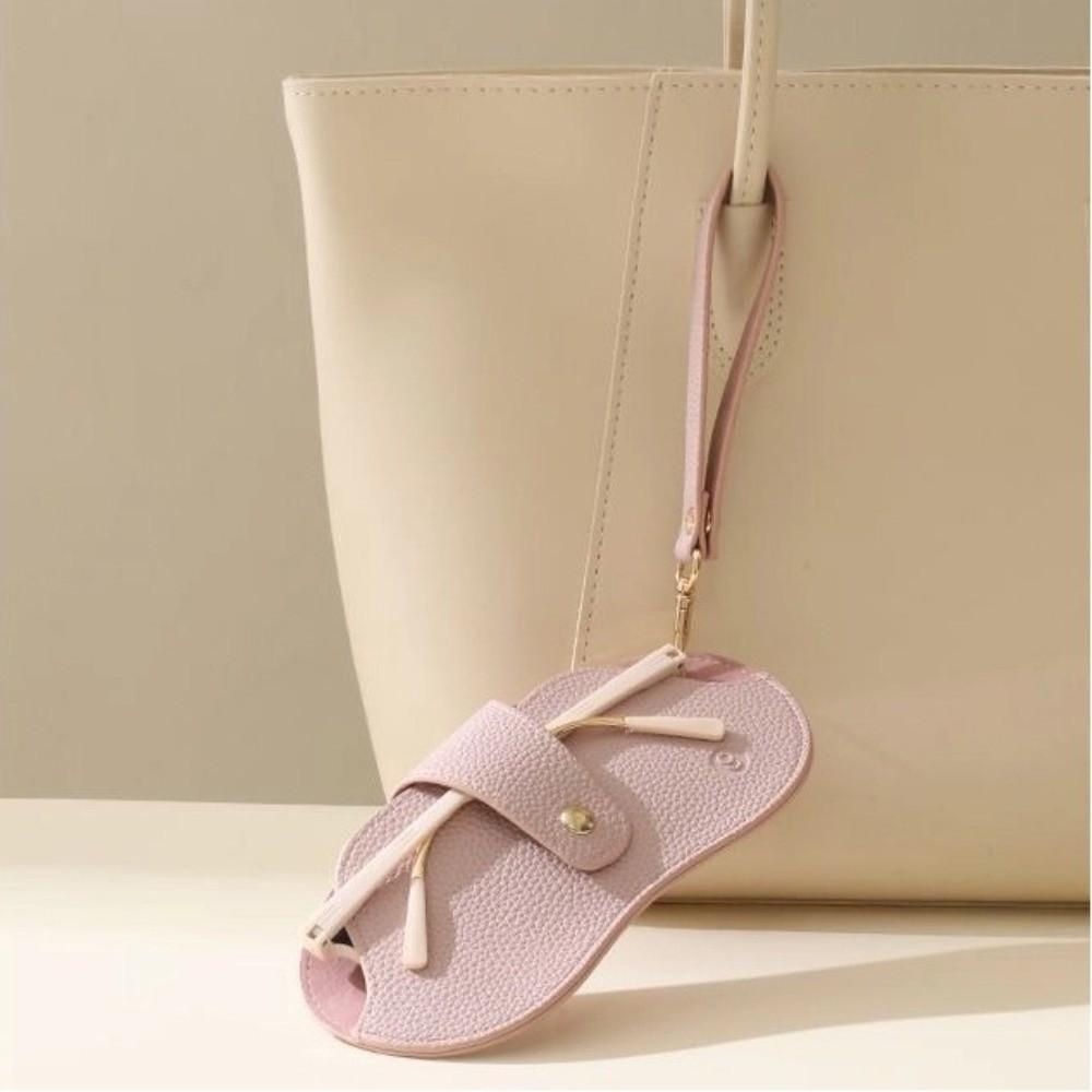 Hanging Sunglasses Case Pu Leather Eyeglasses Bag Portable Glasses Bag