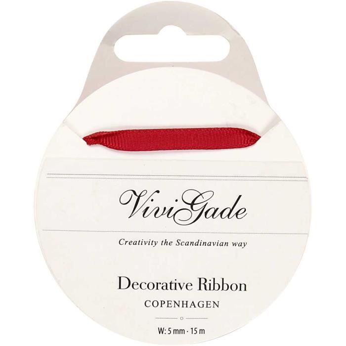 Ruban gros grain à nervures des séries Vivi Gade Design. Réf 52482