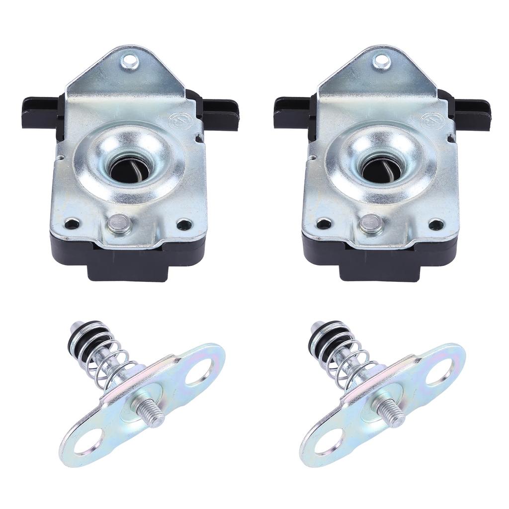 2x Замок капота и 2x Нижняя часть Совместимо для 3er E46 5er E39 X5 E53 51238229807 51238203859