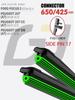 26"+17" Side Pin 17 Frameless Wipers, Quiet 11-Layer Rubber Blades for European Compact Hatchbacks