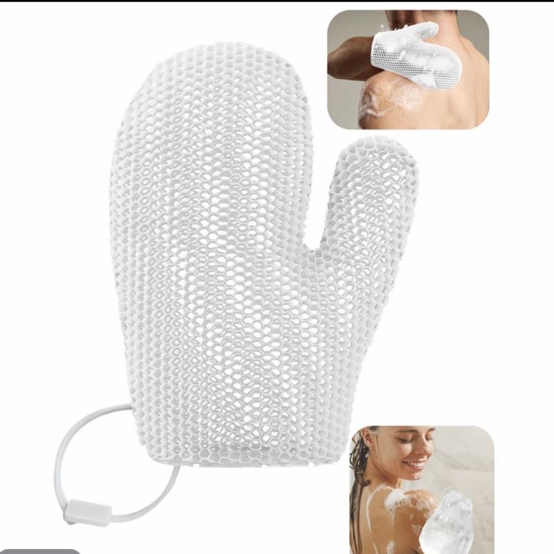 Новая exfoliating перчатка для душа из ТПУ с сотовой структурой - Быстросохнущая губка-скраб для тела для ванной комнаты