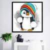 5D Diy Diamond Painting Little Penguin From The Rain Diamond Embroidery Full Lay Anime Cross Stitch Kits Home Decor Handmade Gift