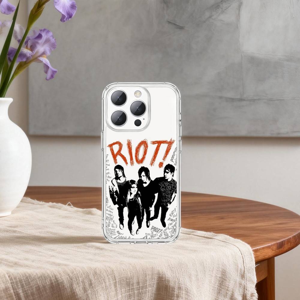 COOL Band P-Paramore-E Phone Case For iPhone17p,16,15,14,13Pro Max,us,Soft Silicone Transparent Cover