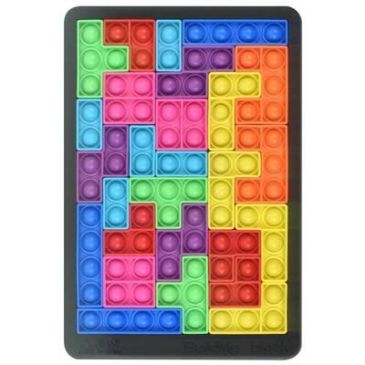 Игрушка Оз Poppin Push Pop Bubble Wrap Tetromino Tetris Puzzle Тактильная развивающая игрушка Корейские детские игрушки