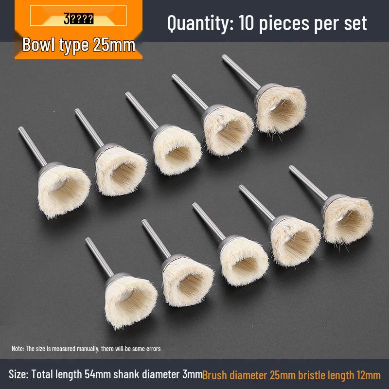 Electric Grinder Steel Wire Brush Polishing Head for Rust Removal and Walnut Polishing