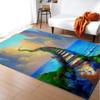 Sky Ladder Landscape 3D Carpets Living Room Area Rug Large Kids Bedroom Rug Children Play Mats Memory Foam Anti-Slip Indoor Mat