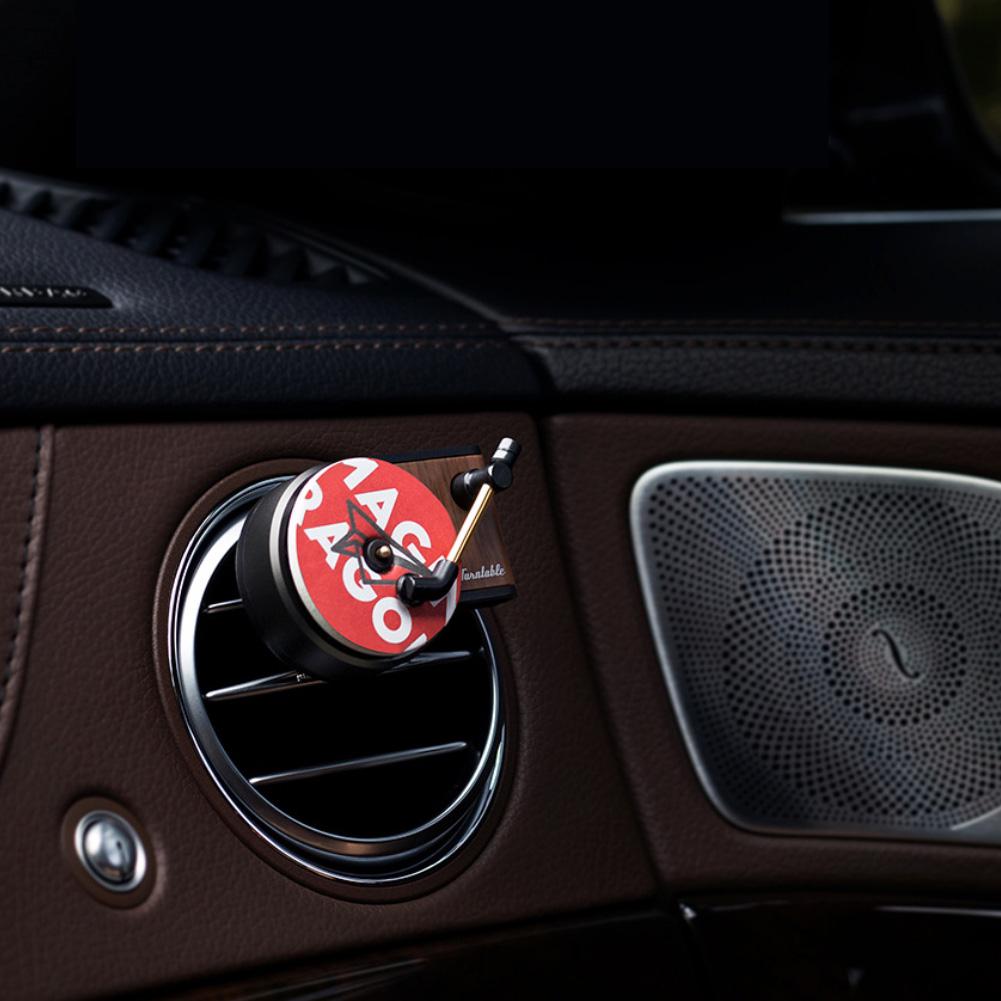 Автомобильный освежитель воздуха, парфюмерный проигрыватель, автомобильный зажим для духов, виниловый фонограф, вентиляционное отверстие, зажим для ароматерапии, запах