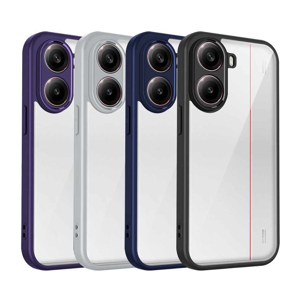 KEYSION Прозрачный чехол для Xiaomi POCO X8 Pro Max Мягкий силикон+ПК HD Clear Простой ударопрочный задняя крышка телефона для POCO X8 Pro