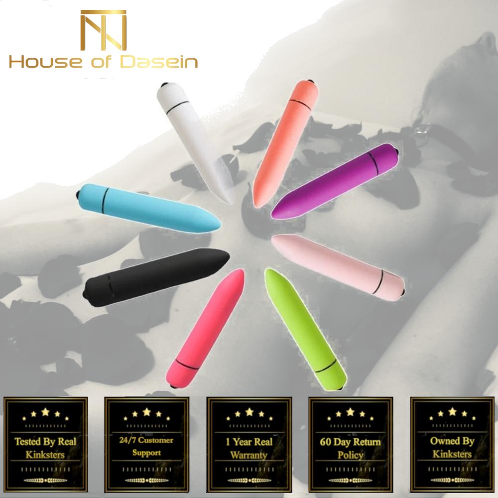 12 Colours Mini 10 Speeds Discreet Vibrations Bullets