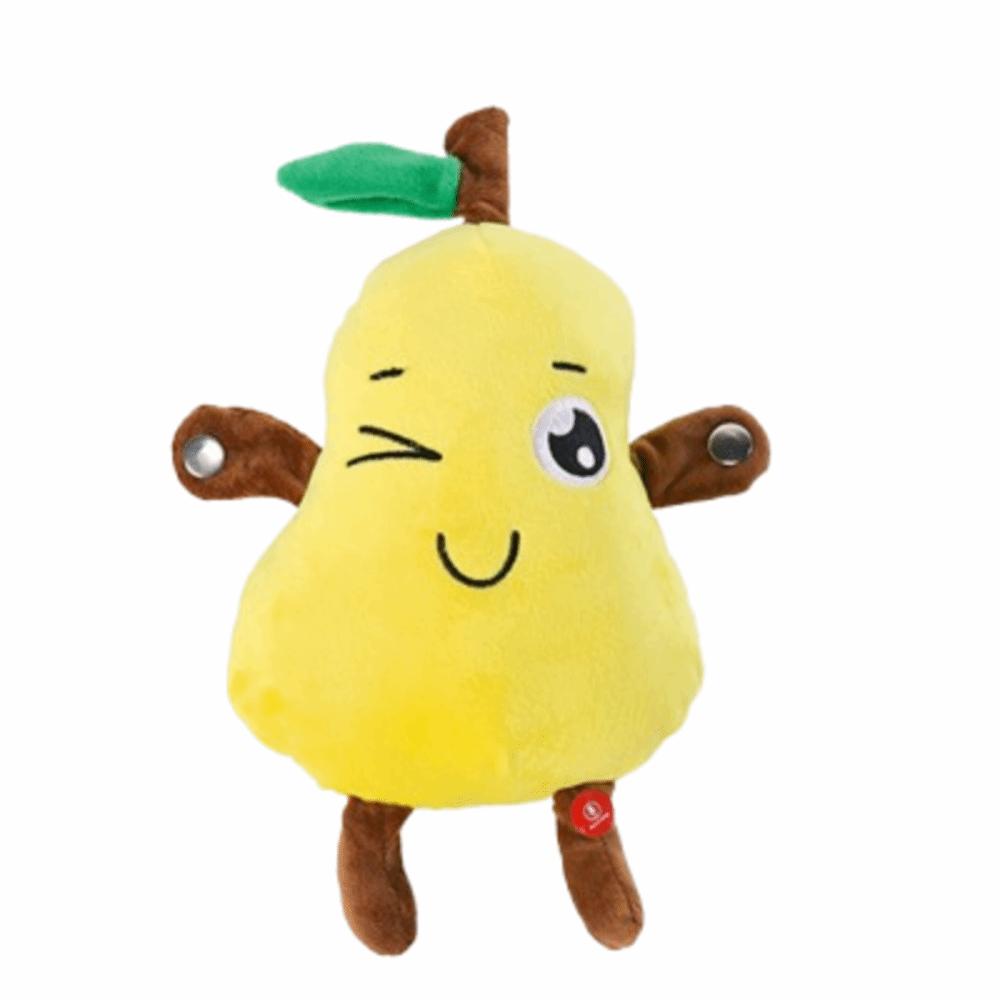 Cute Fruit Induction Metronome Creative Music Rhythm Stuffed Doll Fruit Plush Toy Birthday Gifts