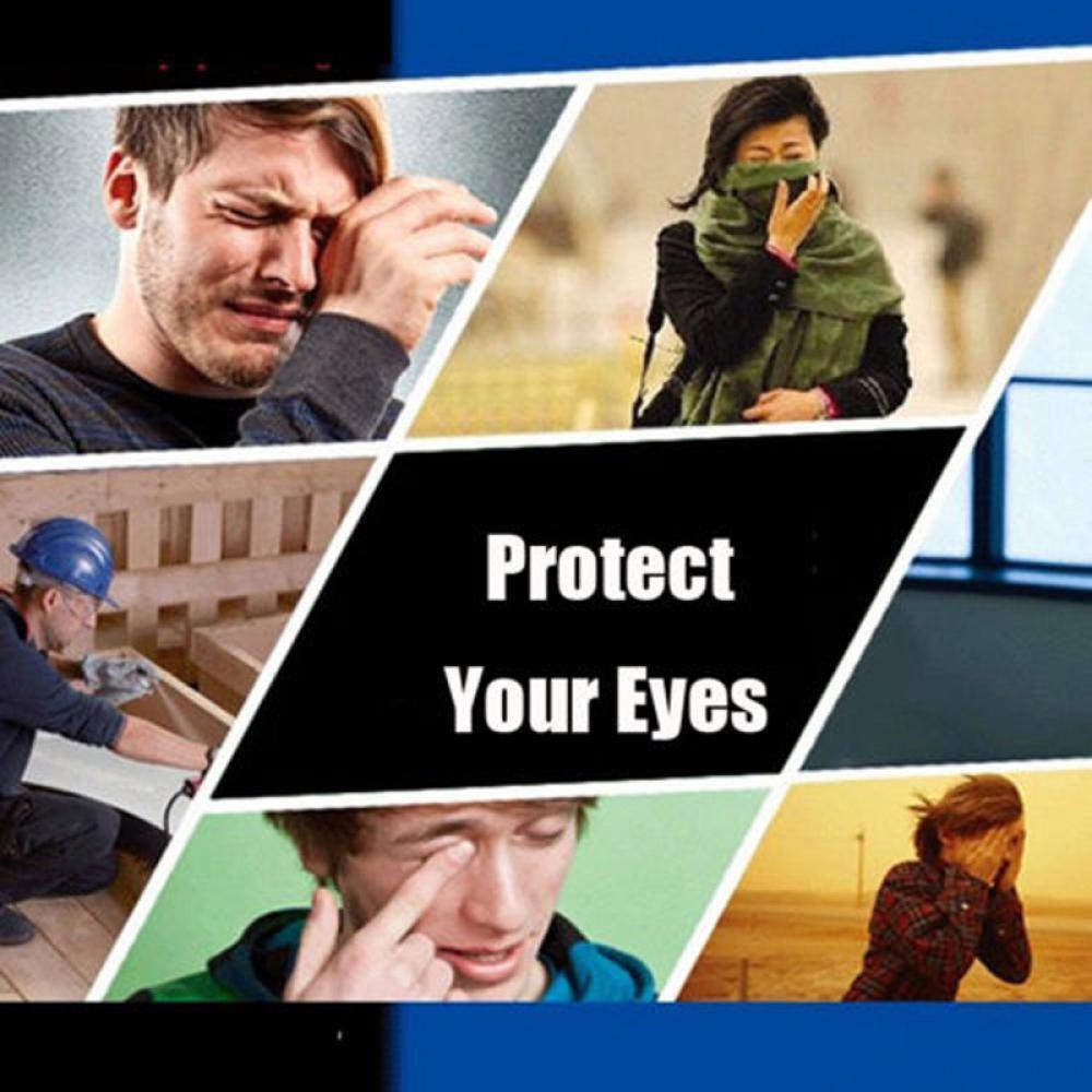 Пылезащитные Лабораторные Защитные Очки для Глаз с UV Фильтром Прозрачные Линзы Регулируемые Защитные Очки Безопасность