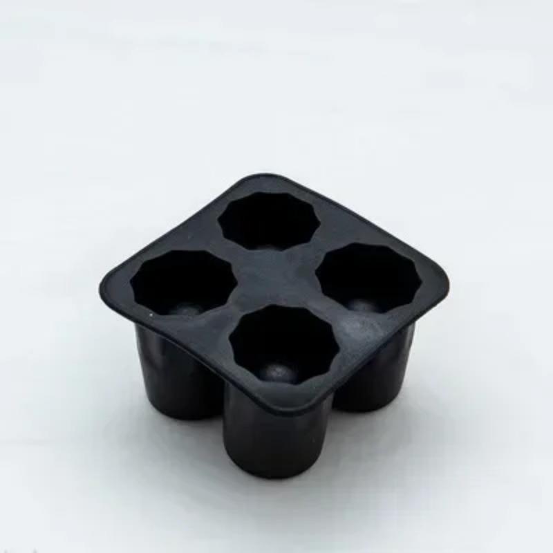 4 Cup Shape Silicone Ice Cube Mold SGlass IceMould Ice Cube Tray Summer Bar Party Beer Ice Cocktail Cold Drinking Tools