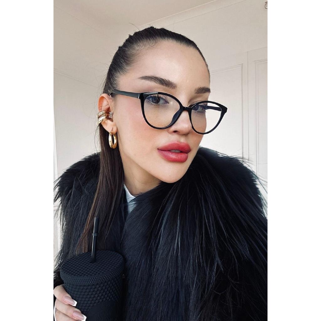 Nora Cat Leopard Frame Популярные очки с защитой от синего света Blue Block с прозрачным экраном