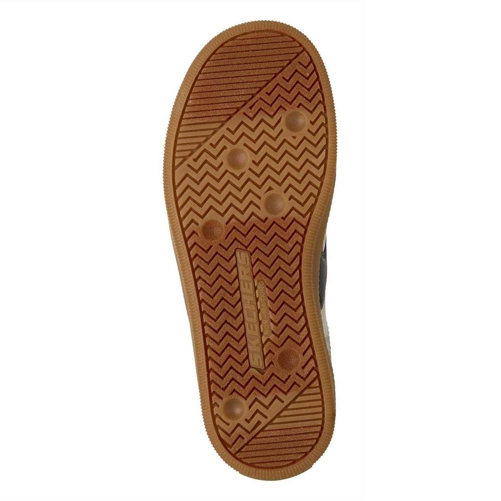 Skechers Boys Hotshot Varsity Leather Trainers
