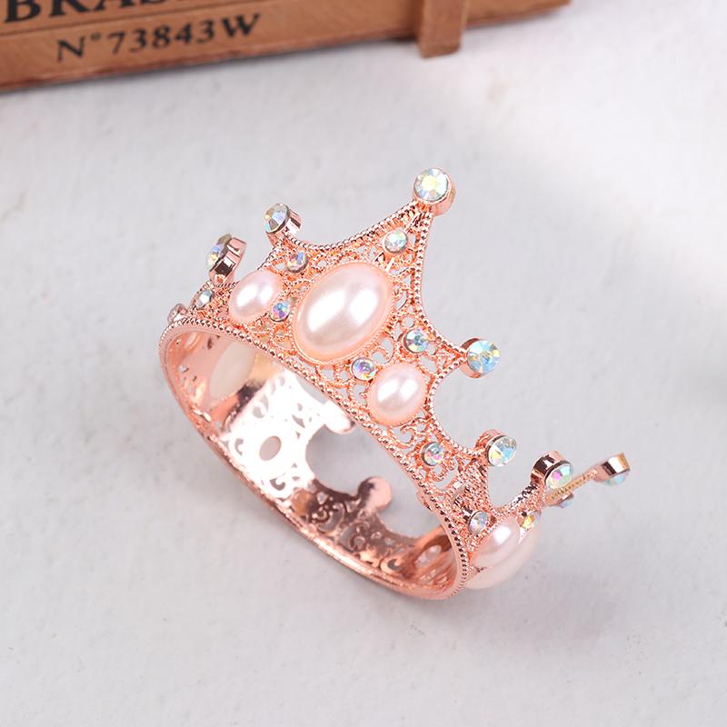 Мини Металлическая Модель Короны Игрушки Украшения Декорирование Хлопковая Кукла Ретро Корона Головной Убор Для Куклы Младенца Платье Модные Кукольные Аксессуары