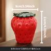 Cartoon Strawberry Ceramic Vase Cute Fruit Pot for Hydroponic Plants Floral Arrangement Home Decor Terrarium Accessories Gift